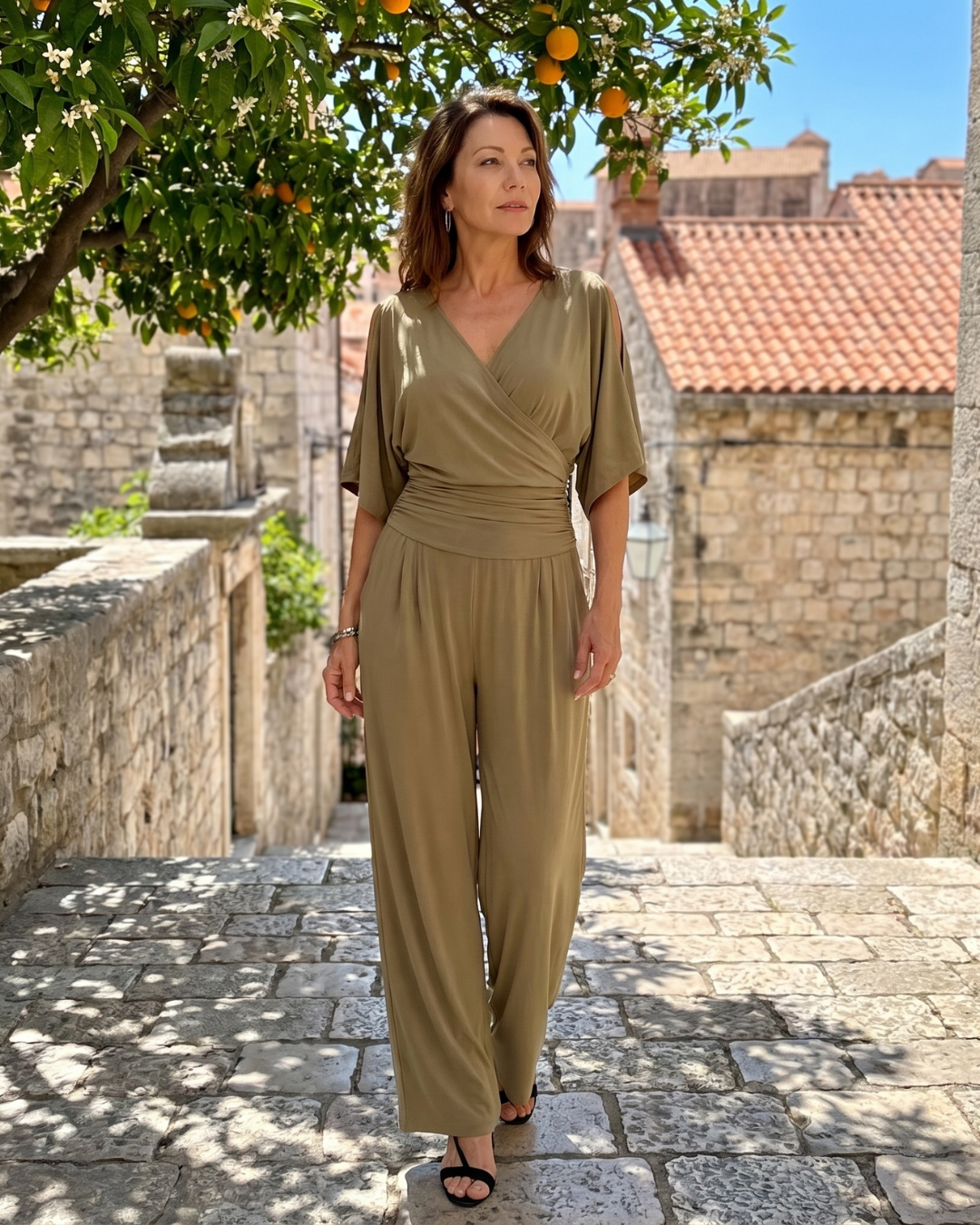 ניקסארה | שמלת ג'אמפסוט עם כתפיים חשופות